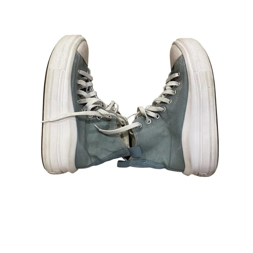 Converse All Star Chuck Taylor Blue Platform Canvas Sneakers Women’s 7 (Kids 5)